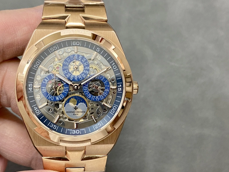 高仿江詩丹頓縱橫四海4300V鏤空手錶 - 1:1復刻Cal.1120QP機芯 | 高品質複製