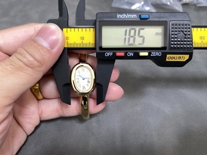 BBA手工坊 卡地亚浴缸系列全镶莫桑钻女神手镯手表 HPI01607，奢华闪耀