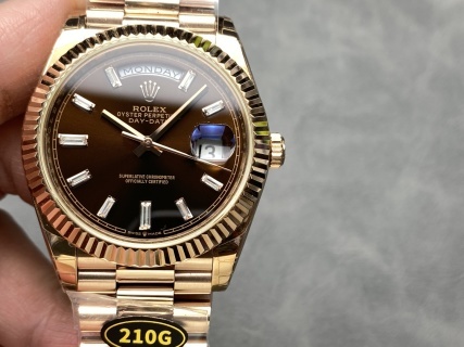 頂級復刻星期日曆型DAY-DATE40足重版豪華機械腕錶