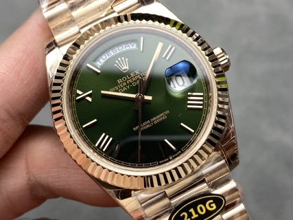 頂級復刻星期日曆型DAY-DATE40足重版豪華機械腕錶