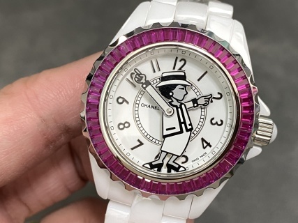 頂級高仿香奈兒J12陶瓷腕錶 38mm自動機械復刻精品