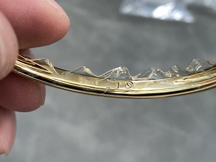 BBA手工坊 卡地亚浴缸系列全镶莫桑钻女神手镯手表 HPI01607，奢华闪耀