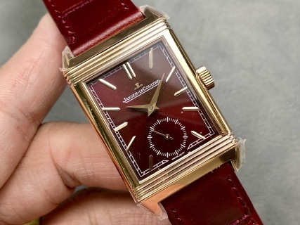 积家Reverso Tribute翻转系列小秒针腕表 | 经典手动上弦机械腕表，精钢打造