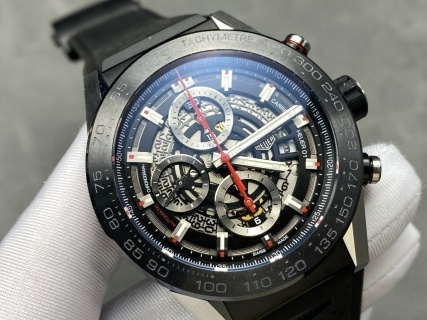 XF泰格豪雅卡莱拉43mm月球表面 CALIBRE HEUER01 精准运动复刻腕表