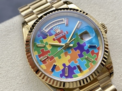 8+·Factory 八厂 巅峰之作 劳力士星期日志型36mm 配重版 鋼帶款