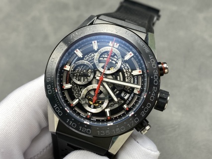 XF泰格豪雅卡莱拉43mm月球表面 CALIBRE HEUER01 精准运动复刻腕表