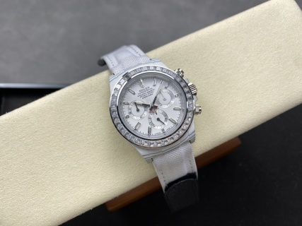 PPM改装 劳力士 迪通拿碳纤维宝石方钻圈口 4801/4130机芯 40mm腕表