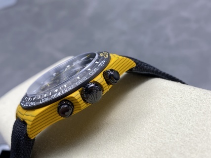 PPM改装 劳力士 迪通拿碳纤维宝石方钻圈口 4801/4130机芯 40mm