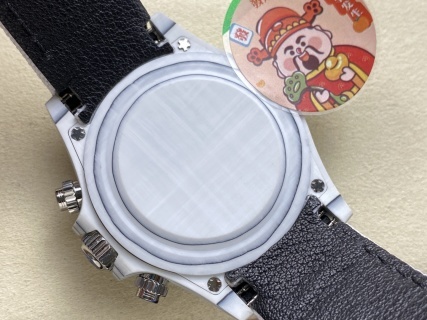 PPM改装 劳力士 迪通拿碳纤维宝石方钻圈口 4801/4130机芯 40mm腕表