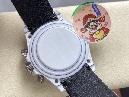 PPM改装 劳力士 迪通拿碳纤维宝石方钻圈口 4801/4130机芯 40mm腕表