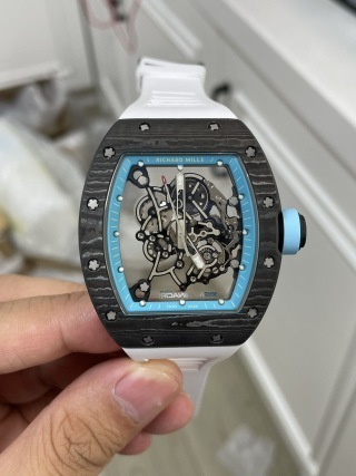 理查德RM055阿布扎比蓝腕表 | CNC原装定制碳纤维壳套 | RUML2开模定制一体机