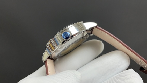 PP百達翡麗飛行家旅行時間腕錶REF.5524｜雙時區功能｜玫瑰金咖啡與藍色表盤｜324SC FUS機芯｜藍色皮表帶