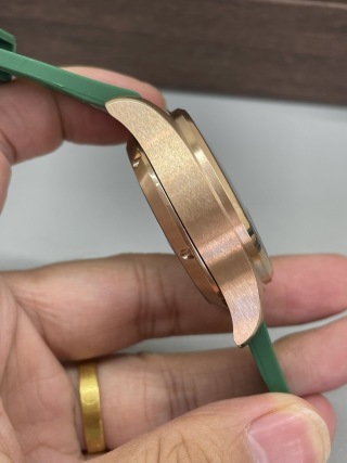 TW新品IWC飛行員計時玫瑰金綠面41mm｜搭載7750機芯｜全功能實現｜快拆橡膠表帶