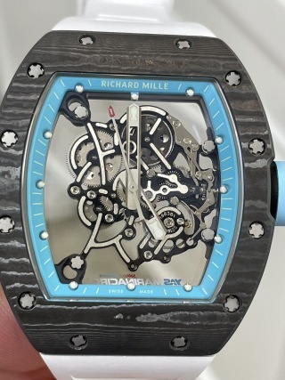 理查德RM055阿布扎比蓝腕表 | CNC原装定制碳纤维壳套 | RUML2开模定制一体机