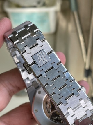 THB工厂出品，皇家橡树15407镂空腕表 | 41mm x 9.8mm | 3120机芯改装升级 | 真摆轮真齿轮