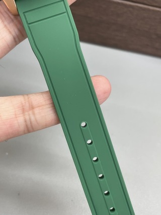 TW新品IWC飛行員計時玫瑰金綠面41mm｜搭載7750機芯｜全功能實現｜快拆橡膠表帶