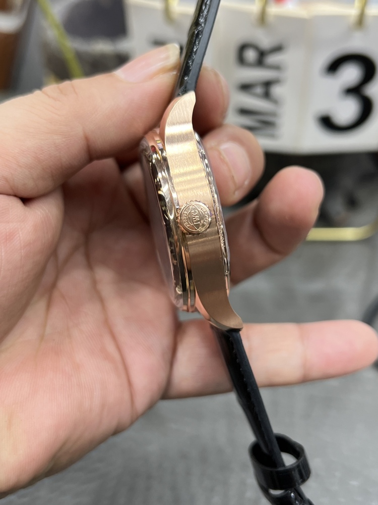 【1:1復刻】萬國葡七42mm玫瑰金黑面｜定製版52010機芯｜7天超長動儲｜正裝錶天花板