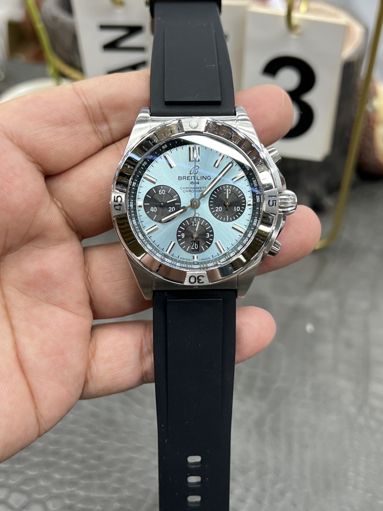 【1:1復刻】百年靈機械計時44mm｜定制B01機芯｜70小時動儲｜正裝錶頂級復刻