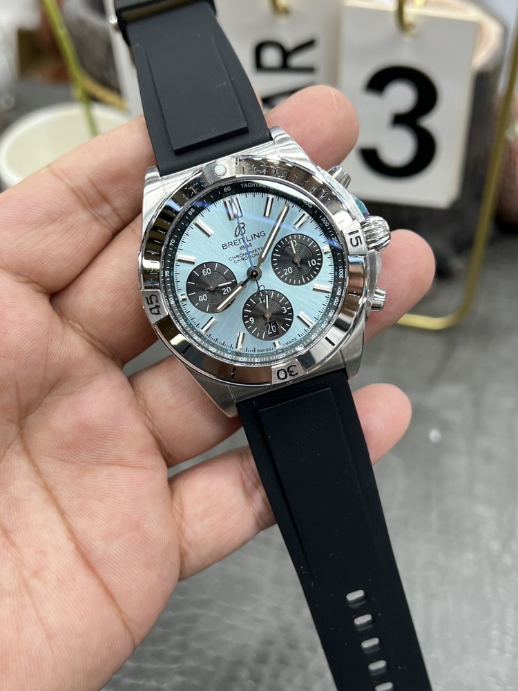 【1:1復刻】百年靈機械計時44mm｜定制B01機芯｜70小時動儲｜正裝錶頂級復刻