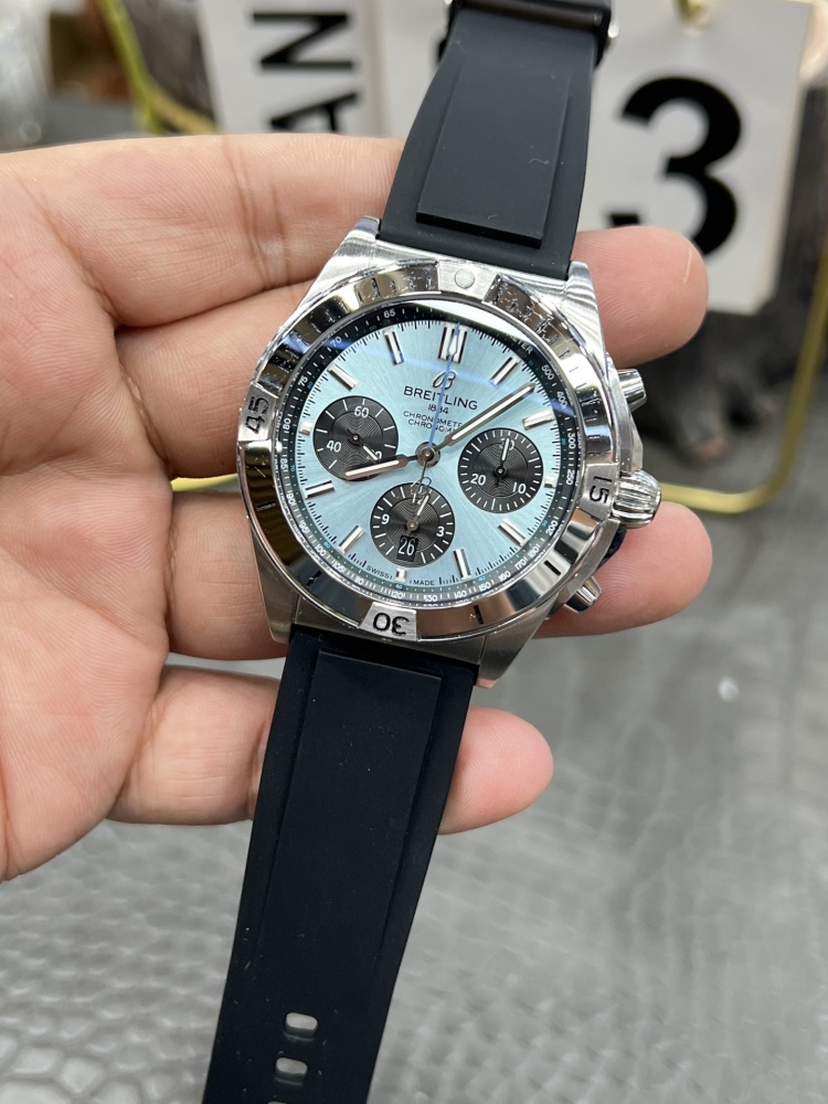 【1:1復刻】百年靈機械計時44mm｜定制B01機芯｜70小時動儲｜正裝錶頂級復刻