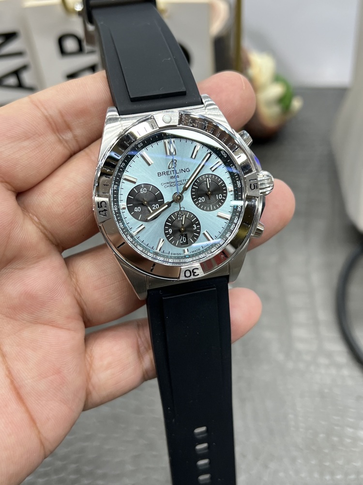 【1:1復刻】百年靈機械計時44mm｜定制B01機芯｜70小時動儲｜正裝錶頂級復刻