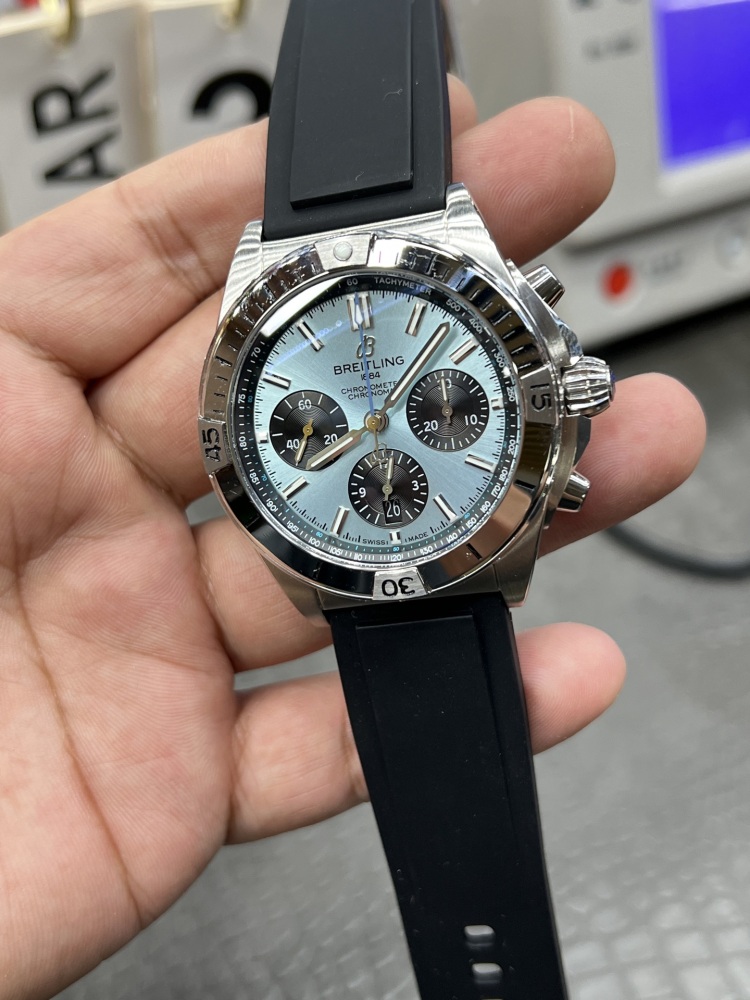 【1:1復刻】百年靈機械計時44mm｜定制B01機芯｜70小時動儲｜正裝錶頂級復刻