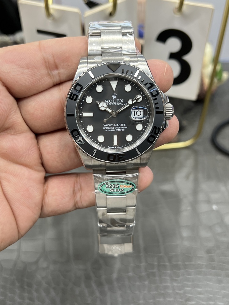【1:1復刻】勞力士鈦遊艇42mm｜純鈦殼套表帶｜丹東Cal.3235機芯｜109克輕量化設計