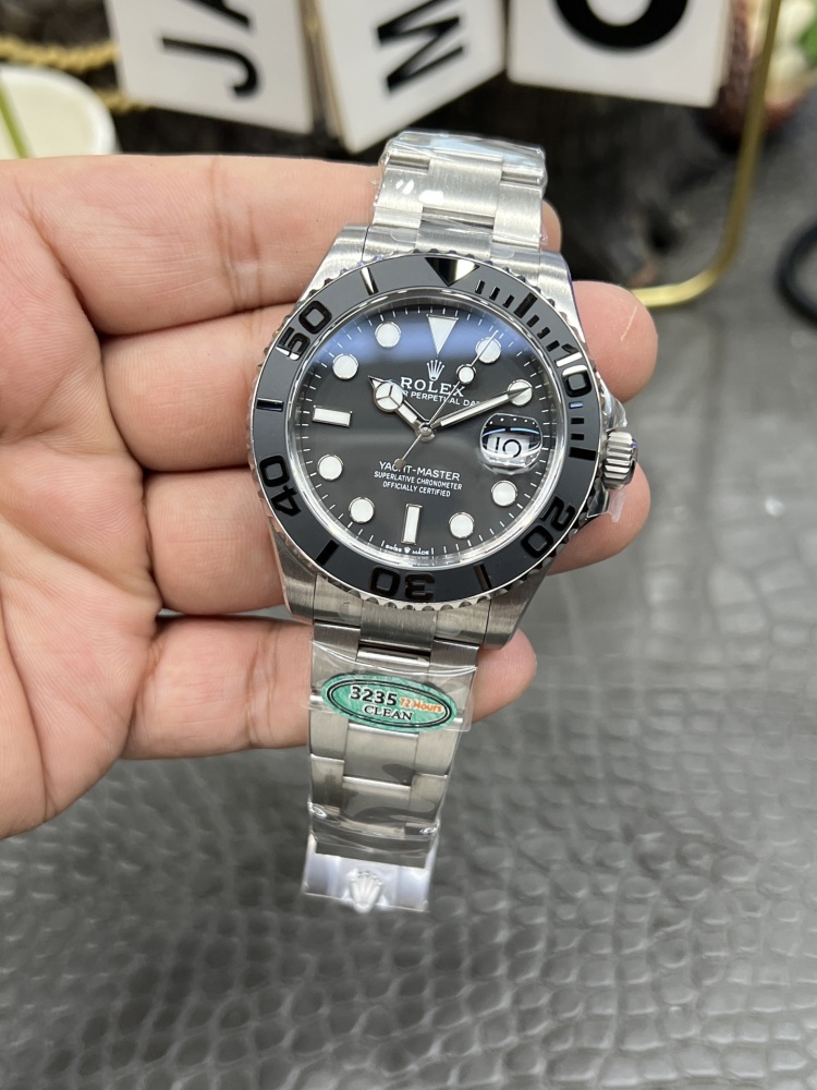 【1:1復刻】勞力士鈦遊艇42mm｜純鈦殼套表帶｜丹東Cal.3235機芯｜109克輕量化設計