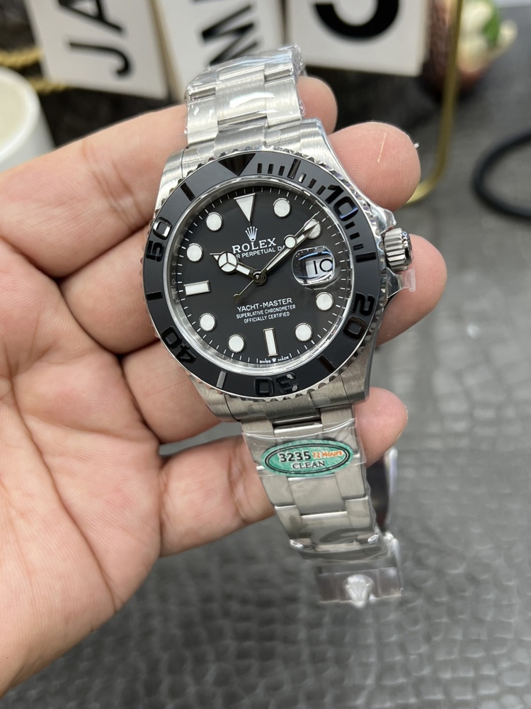 【1:1復刻】勞力士鈦遊艇42mm｜純鈦殼套表帶｜丹東Cal.3235機芯｜109克輕量化設計