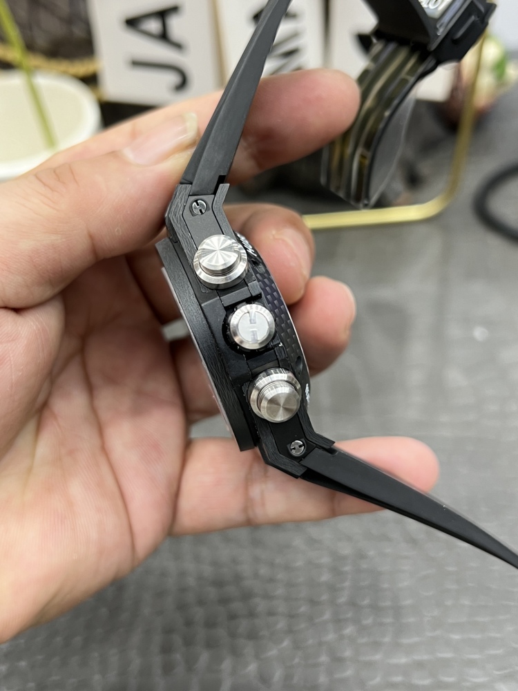 【1:1復刻】宇舶大爆炸45.5mm｜碳纖維殼｜上海7750改HUB1242機芯｜復刻界「黑武士」