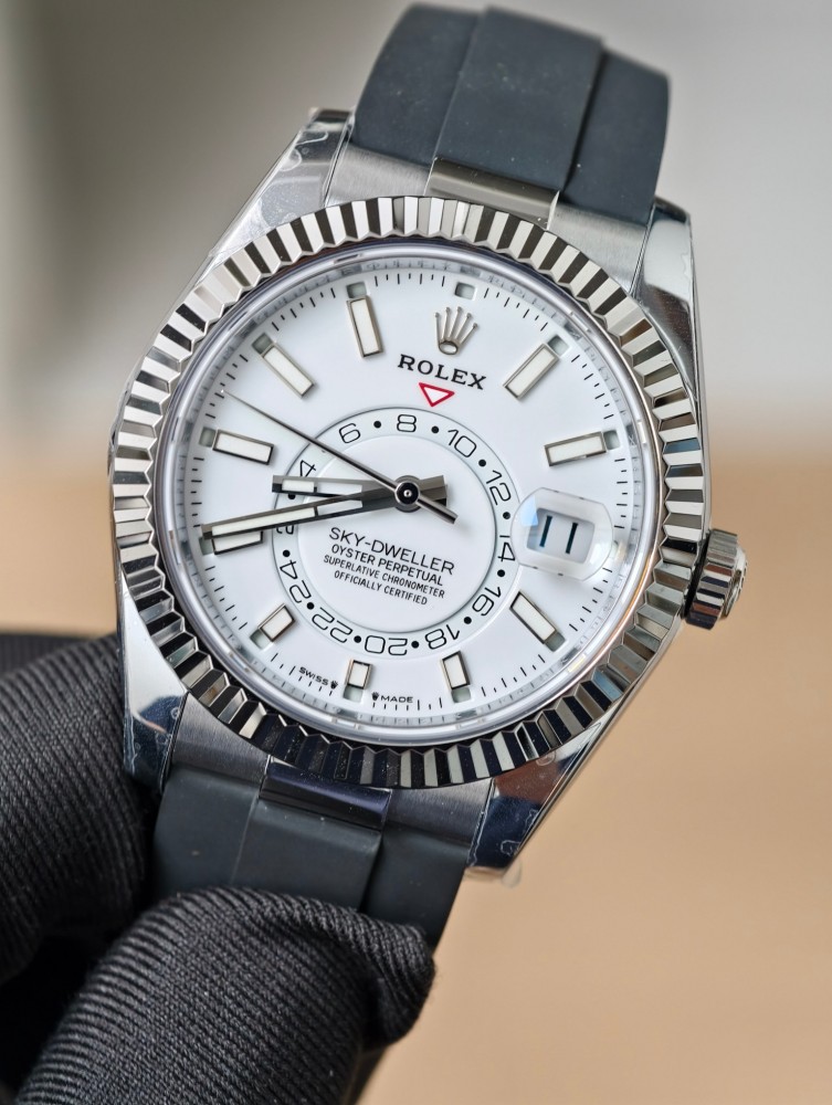 復刻勞力士天行者43mm白面 | 全功能一體機芯 | ZF廠超薄復刻錶