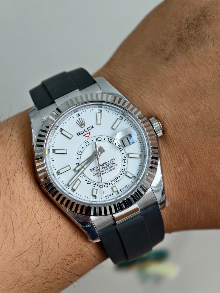 復刻勞力士天行者43mm白面 | 全功能一體機芯 | ZF廠超薄復刻錶