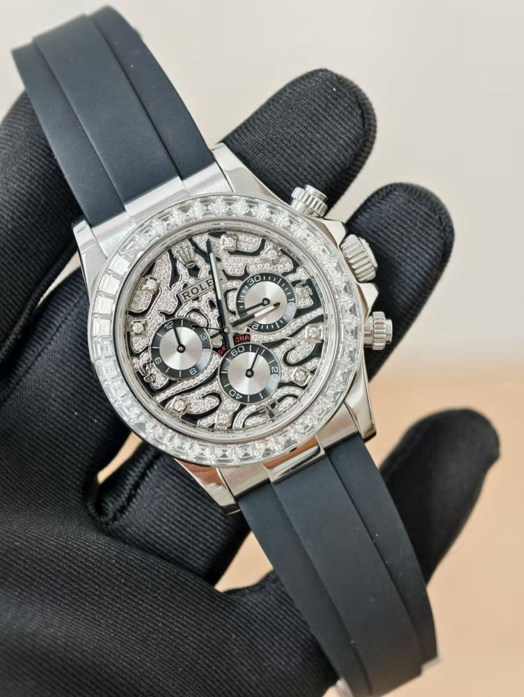 高精度復刻勞力士白金老虎迪116589TBR | 152克配重殼套 | 丹東4130機芯