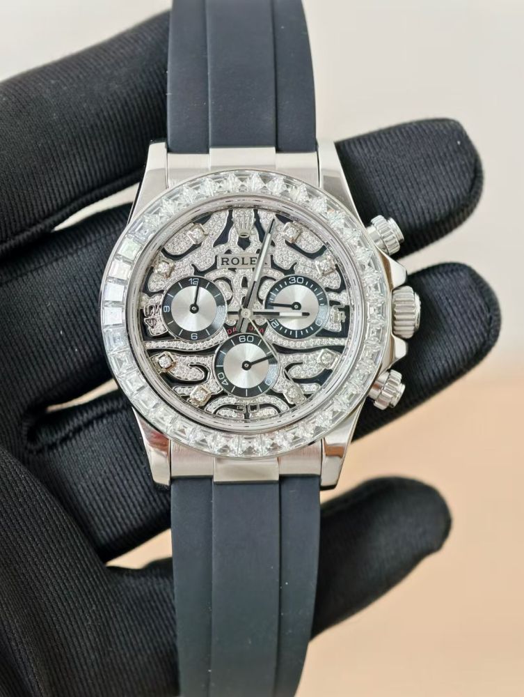 高精度復刻勞力士白金老虎迪116589TBR | 152克配重殼套 | 丹東4130機芯