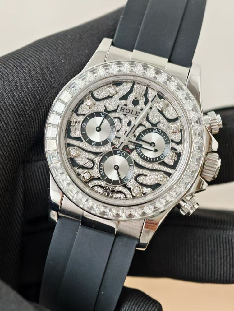 高精度復刻勞力士白金老虎迪116589TBR | 152克配重殼套 | 丹東4130機芯