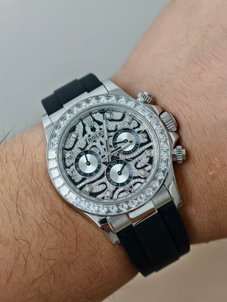 高精度復刻勞力士白金老虎迪116589TBR | 152克配重殼套 | 丹東4130機芯