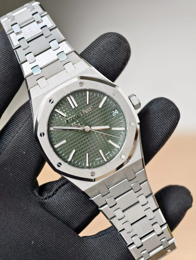 復刻愛彼皇家橡樹15510ST綠面 | 五十周年紀念版 | SW代用盤+4302機芯