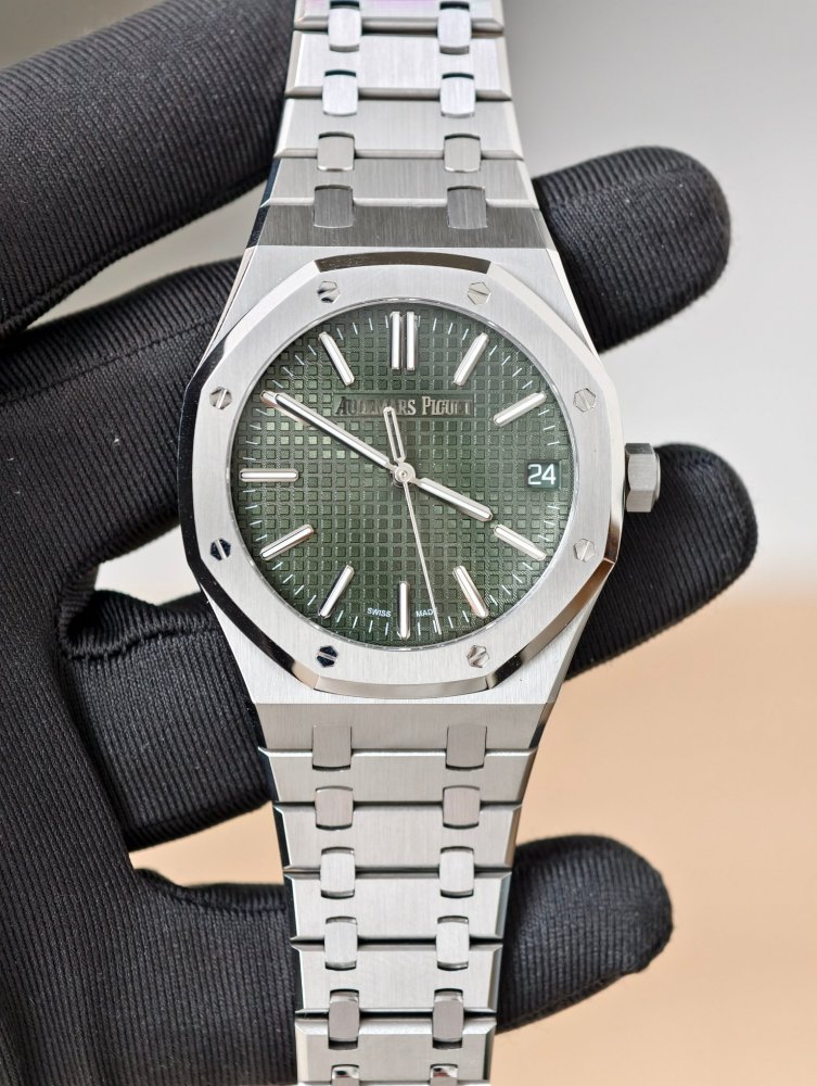 復刻愛彼皇家橡樹15510ST綠面 | 五十周年紀念版 | SW代用盤+4302機芯