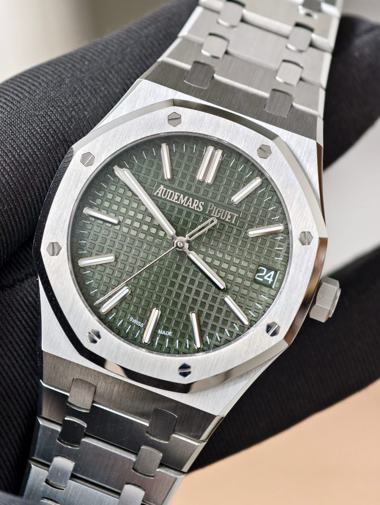 復刻愛彼皇家橡樹15510ST綠面 | 五十周年紀念版 | SW代用盤+4302機芯