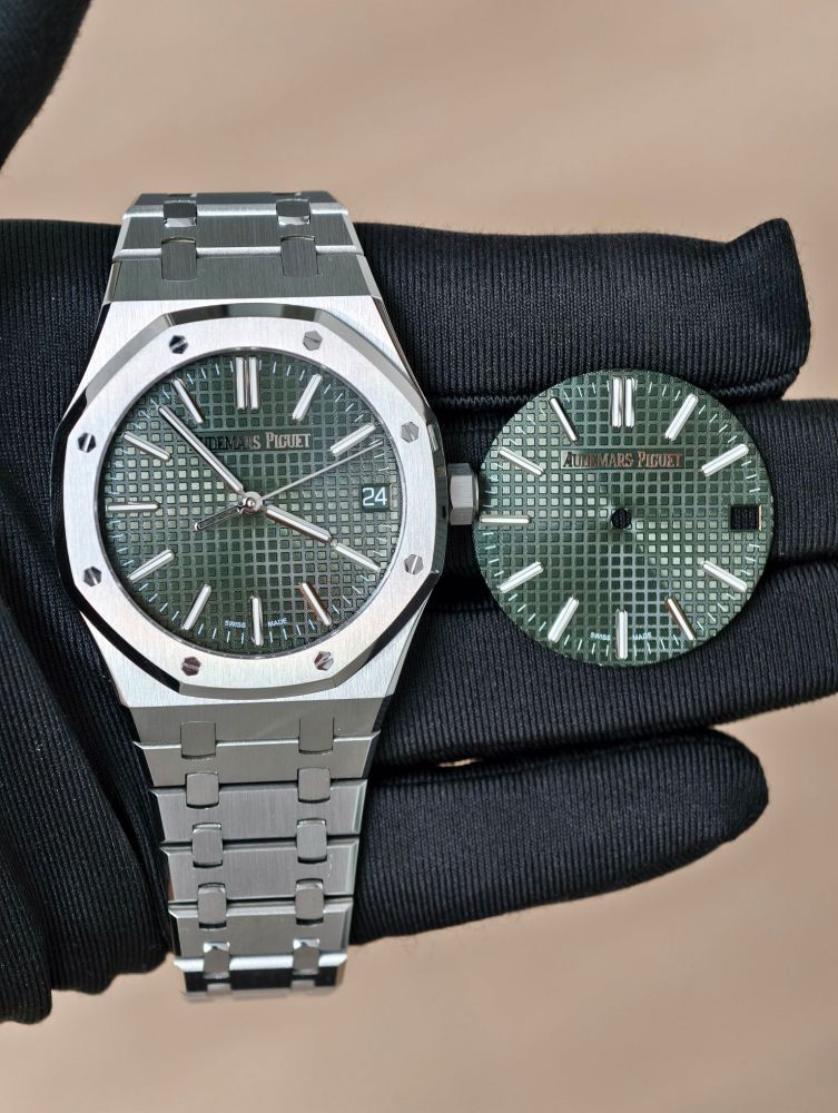 復刻愛彼皇家橡樹15510ST綠面 | 五十周年紀念版 | SW代用盤+4302機芯