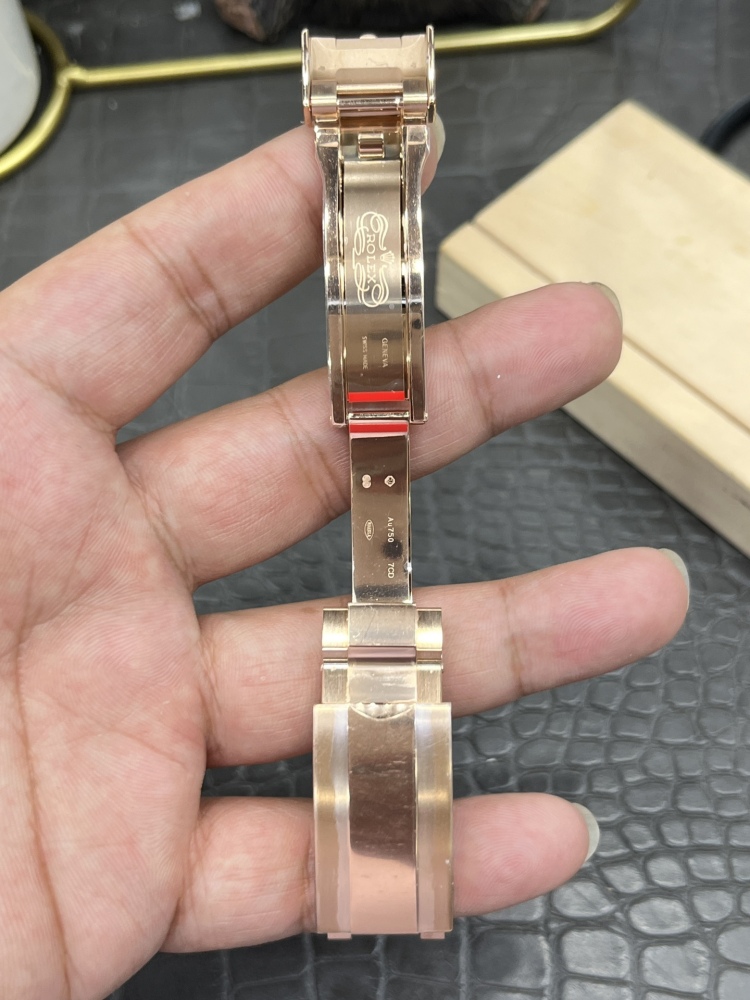 復刻勞力士迪通拿40mm | 玫瑰金鑽面 | 上海4131機芯