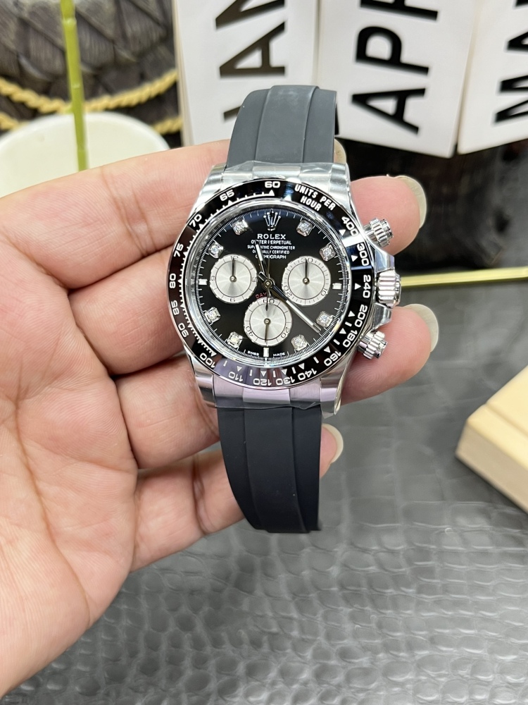 復刻勞力士迪通拿40mm | 銀殼鑽面 | CLEAN廠精工細作