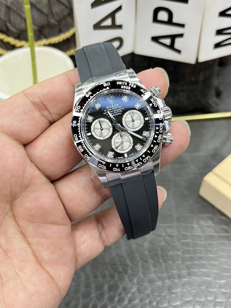 復刻勞力士迪通拿40mm | 銀殼鑽面 | CLEAN廠精工細作