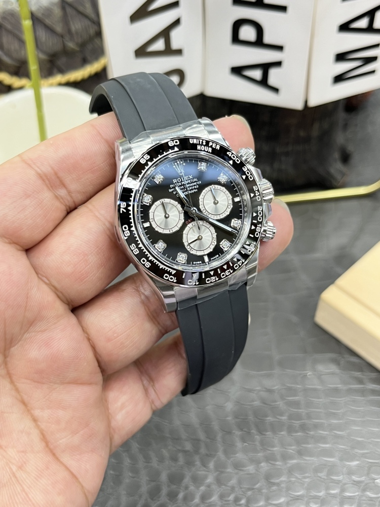 復刻勞力士迪通拿40mm | 銀殼鑽面 | CLEAN廠精工細作