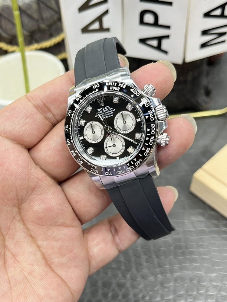 復刻勞力士迪通拿40mm | 銀殼鑽面 | CLEAN廠精工細作