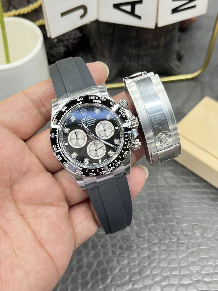 復刻勞力士迪通拿40mm | 銀殼鑽面 | CLEAN廠精工細作