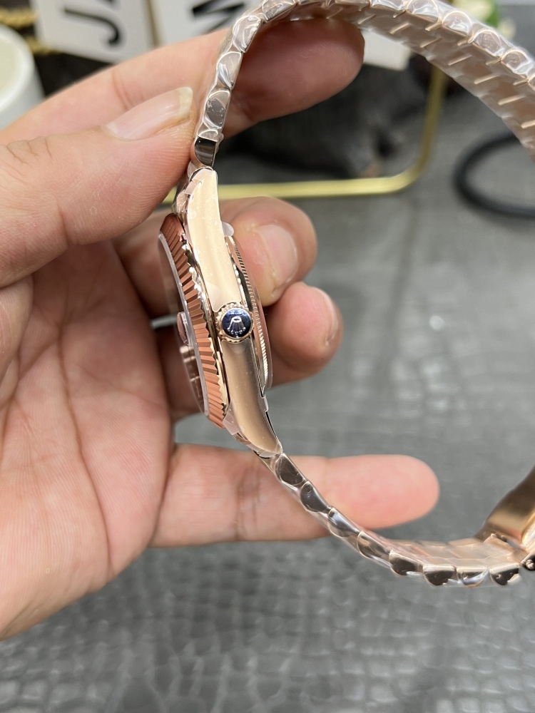 頂級復刻勞力士星期日型40mm | 玫瑰金咖啡面 | 海鷗3255機芯