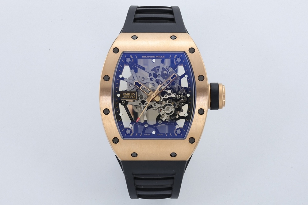 ZF廠理查德米勒RM035系列復刻腕表 酒桶型鏤空機械​