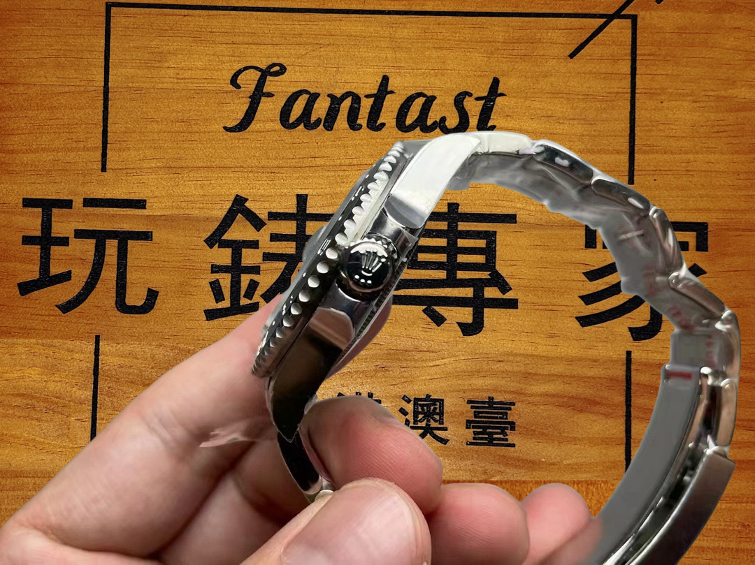 C+厂劳力士GMT-Master II 表冠皇冠标志细节 - 904钢材质与精湛工艺 - FANTAST888