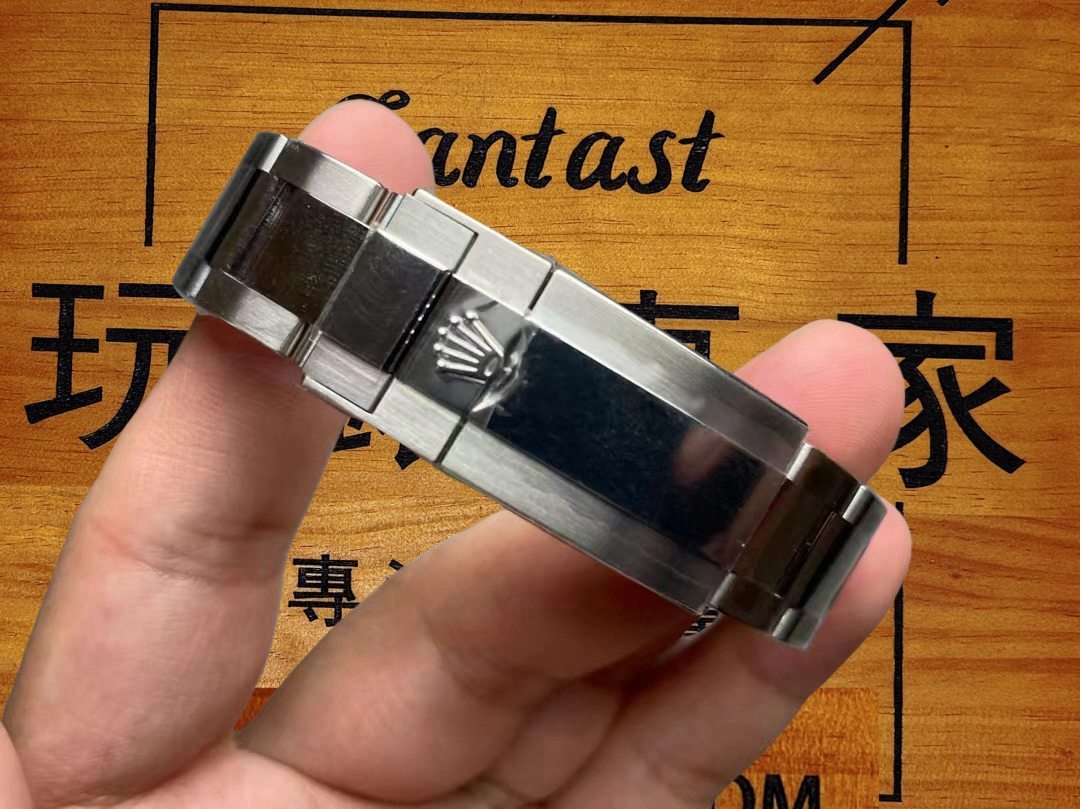 C+厂劳力士表带与折叠表扣细节 - 904钢AR钢带 质感卓越 - FANTAST888